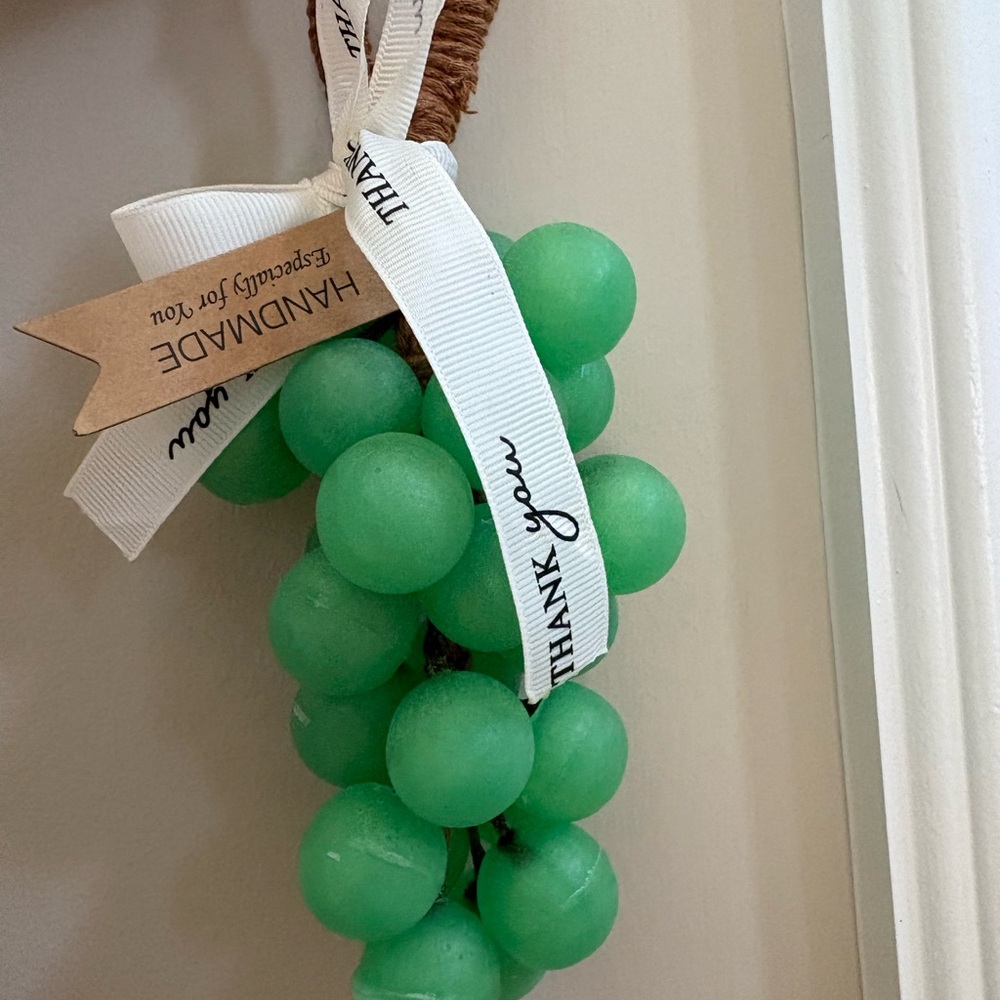 Handmade Green and purple vine grape soaps